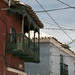 I classici balconi in legno delle case di Potosi