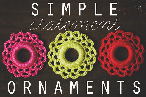 Simple Statement Ornaments