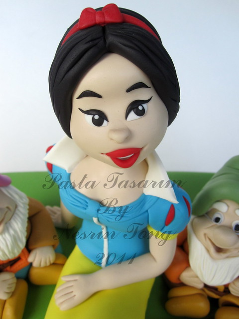   Snow White and 7 Dwarfs cake - TUGCE BIRTHDAY