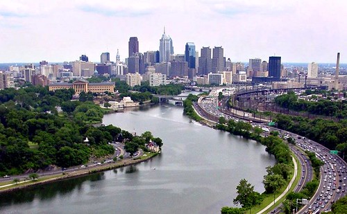 Philadelphia & the Schuylkill River (by: Kyle Gradinger, creative commons license)