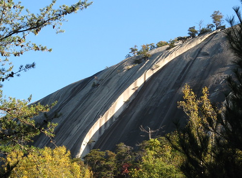 Large crack at Stone Mountain