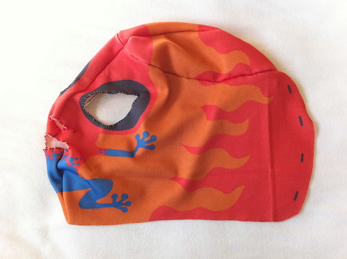 Wrestling mask construction example part 4