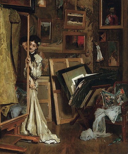 LA PSYCHÉ (MON ATELIER) (1871) by artinconnu