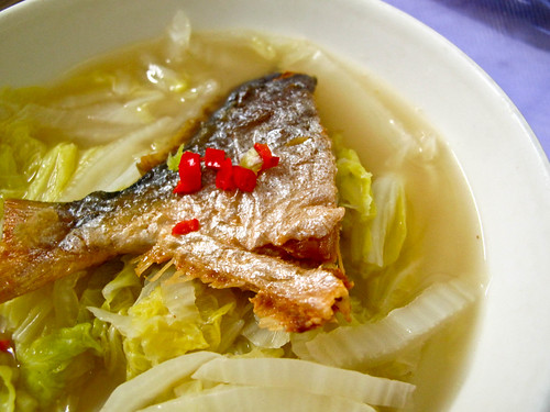 IMG_0337 Dinner : Chinese cabbage + overnight fish