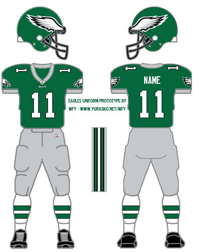 How I'd design the Eagles green uniform