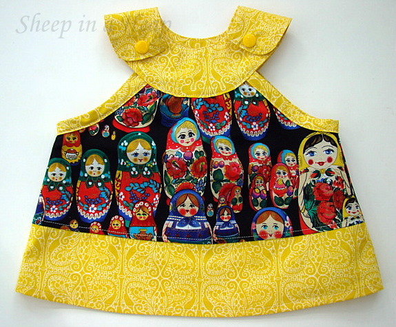Special Pricing - 25% off! Matryoshka Tunic, 0-12 months
