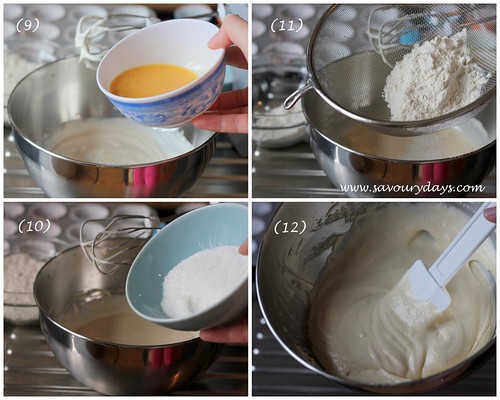 Whipped cream cupcake - method 3