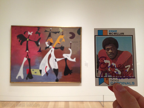 1973 Joan Miro and 1973 Ernie Mc Millan