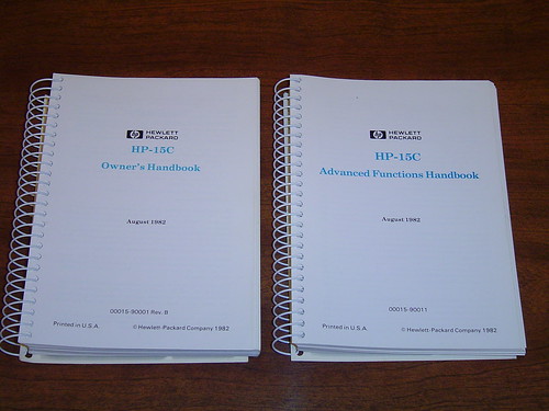 HP-15C Advanced Functions Handbook (1982)