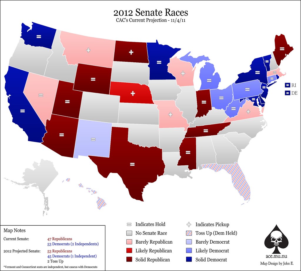 2012 Senate Race Projections