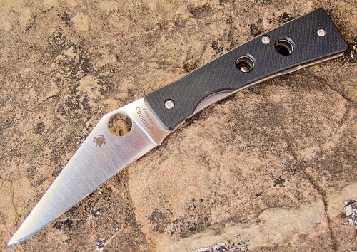 Spyderco C132GP Chokwe Folding Knife 3.75" S30V Blade, G10 Handles