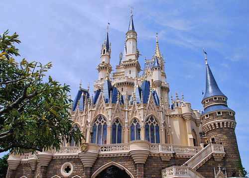 Backside of The Castle - Tokyo Disneyland