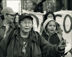 occupy toronto marches in solidarity with first nations .....