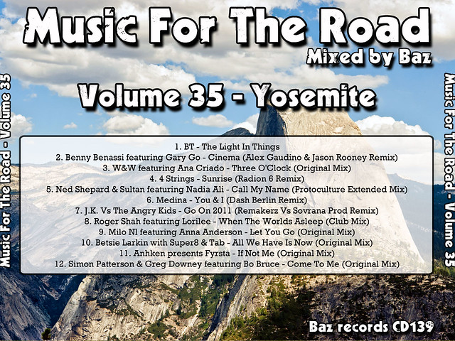 2011-11 (Music For The Road Volume 35 - Yosemite) - Rear Cover