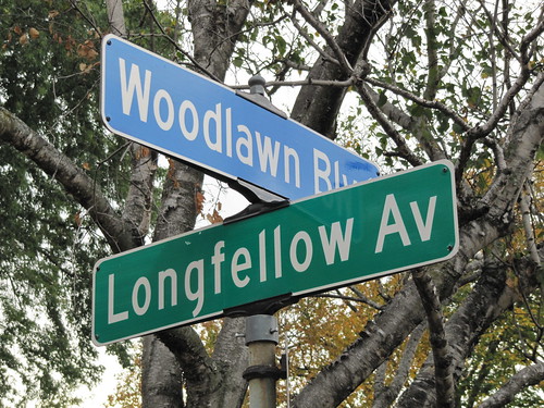 Longfellow Ave at Woodlawn Blvd
