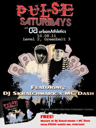 Pulse Saturdays at Urban Athletics party with DJ Skratchmark and MC Dash