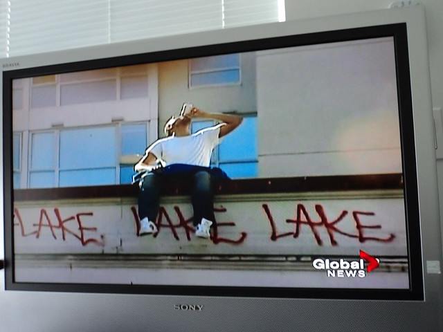 Lake tags on Global News