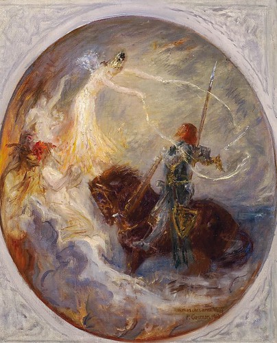 Fernand Cormon (1845-1924), "The knight's dream" by sofi01