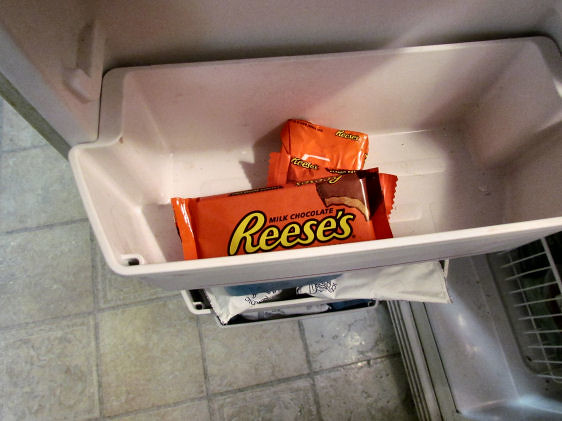 Reese's Peanut Butter Cups in My Freezer