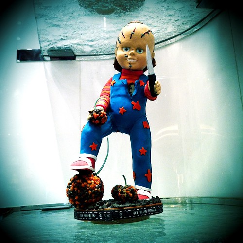 Oh no! Chocolate Chucky has come back at Jean Philippe Patisserie in @BellagioLV #Vegas #food