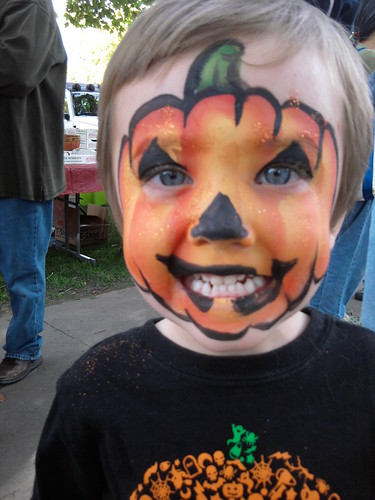 Olsen's Pumpkin Face!