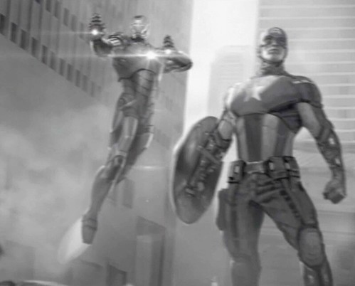 Captain America Iron Man Avengers Concept Art