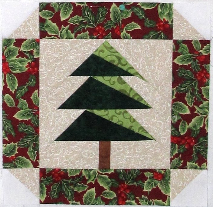 Christmas tree - paper pieced
