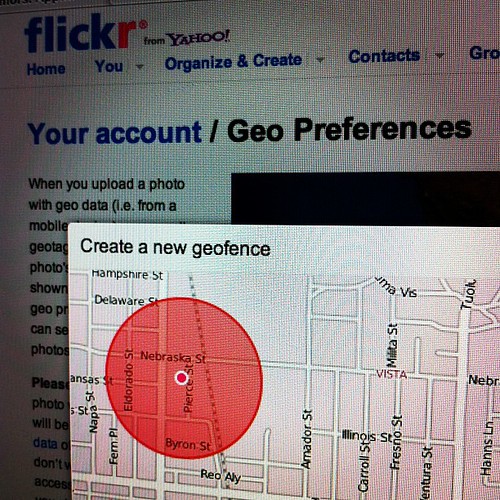 Flickr Geofence