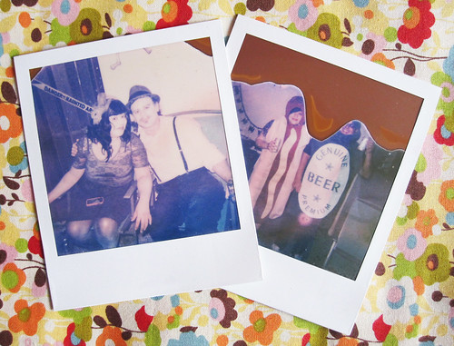 Polaroid Pictures taken during the Halloween Party