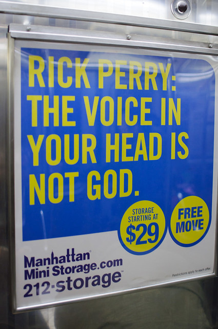 Rick Perry: the Voice in Your Head Is Not God