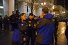 News Station Crews with Security