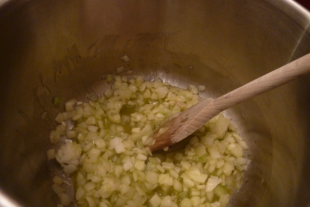 Onions in olive oil 