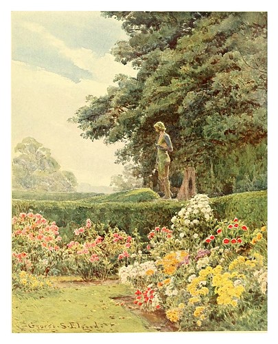 017-El Apolo en Balcaskie-Some English gardens 1904- George S. Elgood