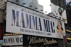 Mamma Mia Marquee @ Winter Garden Theatre on B...