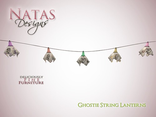 Ghostie String Lanterns by natashashoteka