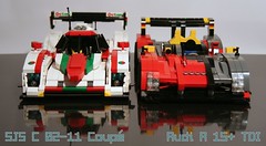SJS C 02-11 Coupé & Audi R 15+ TDI Le Mans Prototypes