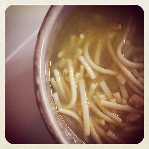 It's a chicken noodle soup kind of day.