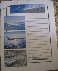 Future of Flight Notebook Page