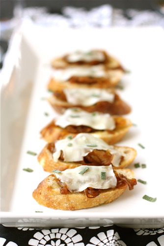 Canapes-with-Balsamic-Caramelized-Onions-Melted-Cheese-&-Sage-Recipe-Cookin'-Canuck