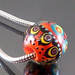 Charm bead : Colorful temari