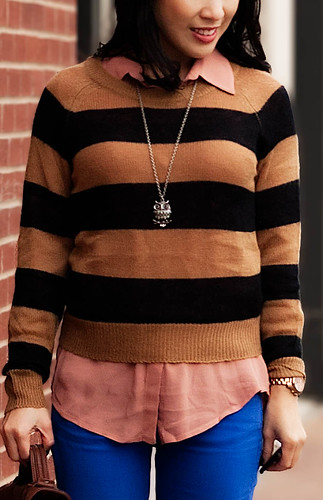 H&M striped knit sweater