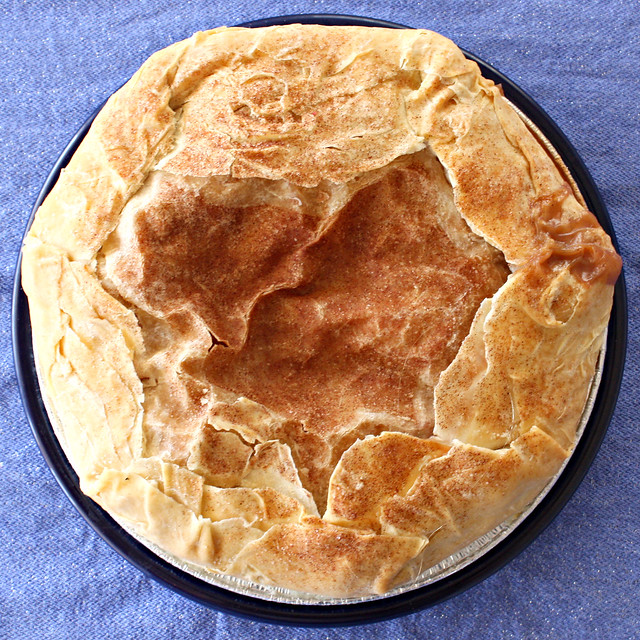 Apple Pie with crispy, delicate handmade Filo crust