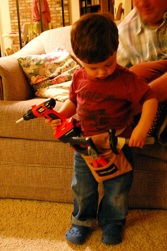 carson with tool belt