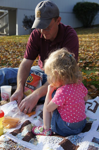 a fall picnic