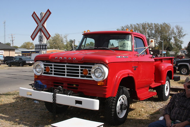 red classic truck canadian 1967 dodge fargo powerwagon w300