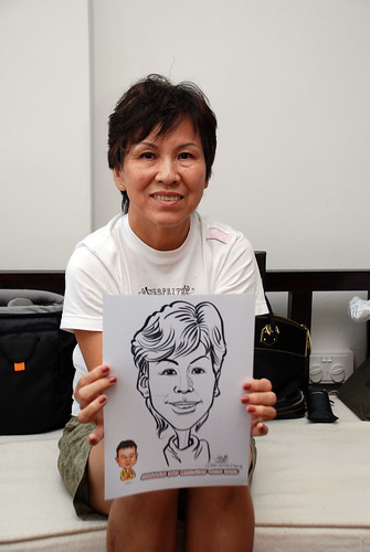 Caricature live sketching for Jonah's birthday party - 16