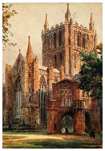 020- Catedral de Hereford- Cathedral cities of England 1908- William Wiehe Collins