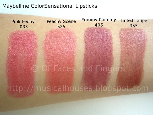 revlon color sensational lipstick swatch