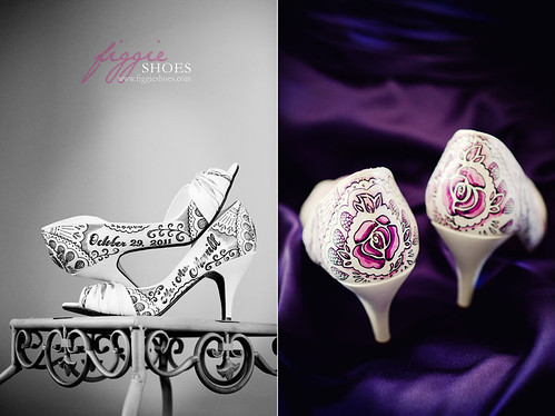 Tags wedding roses white art bride artwork shoes purple lace unique 