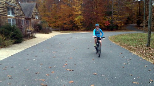 Biking November 13 rachel finish